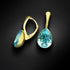 Sudraba komplekts "Kristāla Lāse (Aqua Bohemica)" ar Preciosa™ kristāliem